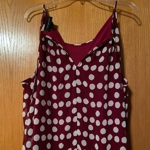 Lane Bryant Plus Size Flowy Tank Top Spaghetti Strap